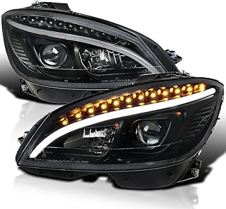 SPEC-D TUNING Black LED Projector Headlights